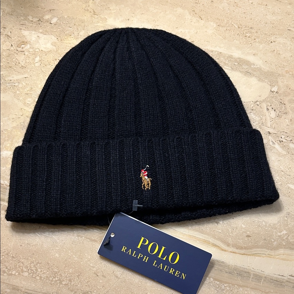 Polo by Ralph Lauren Dark Knit Beanie